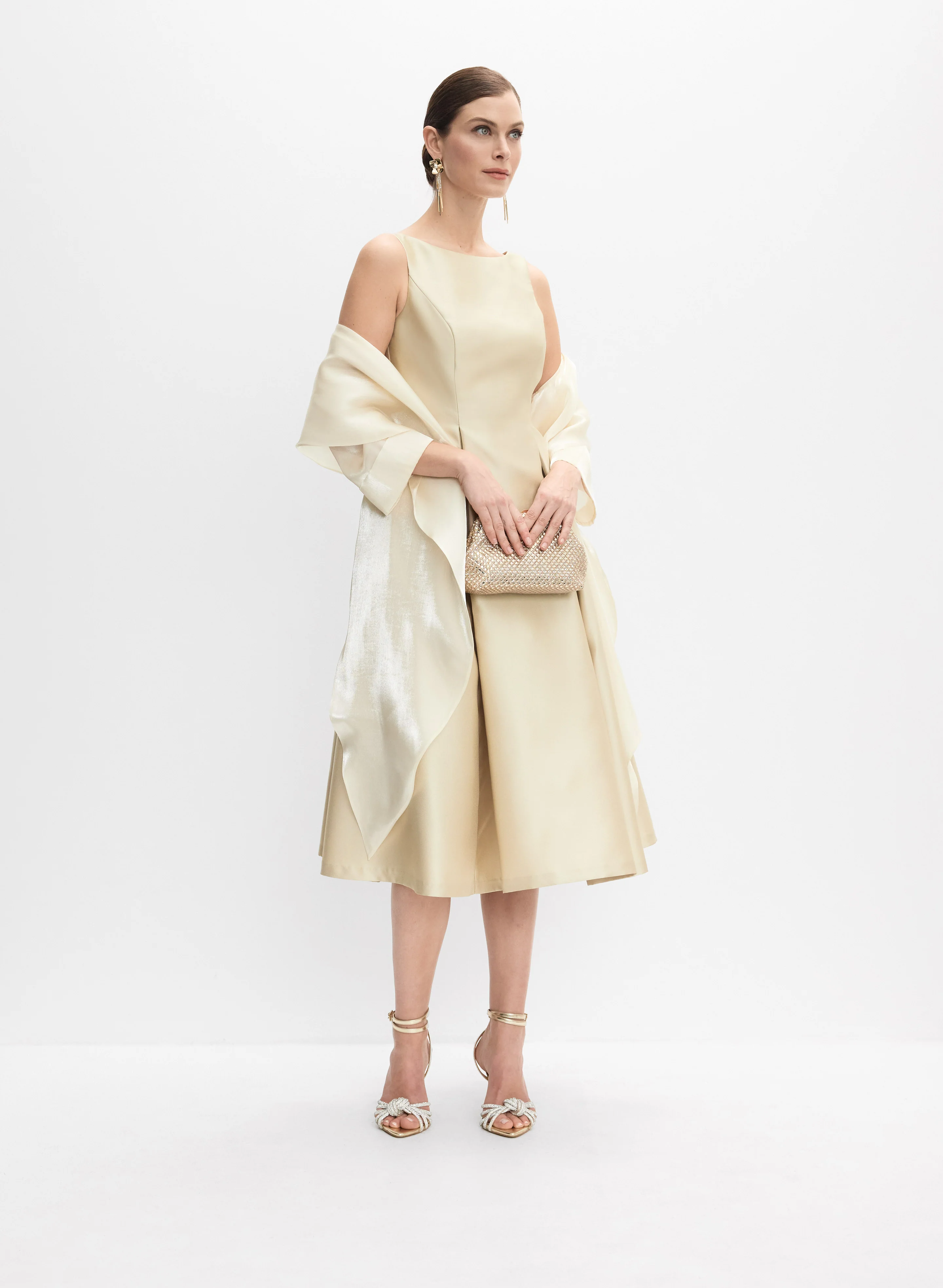 Shimmer Organza Bolero - Image 3