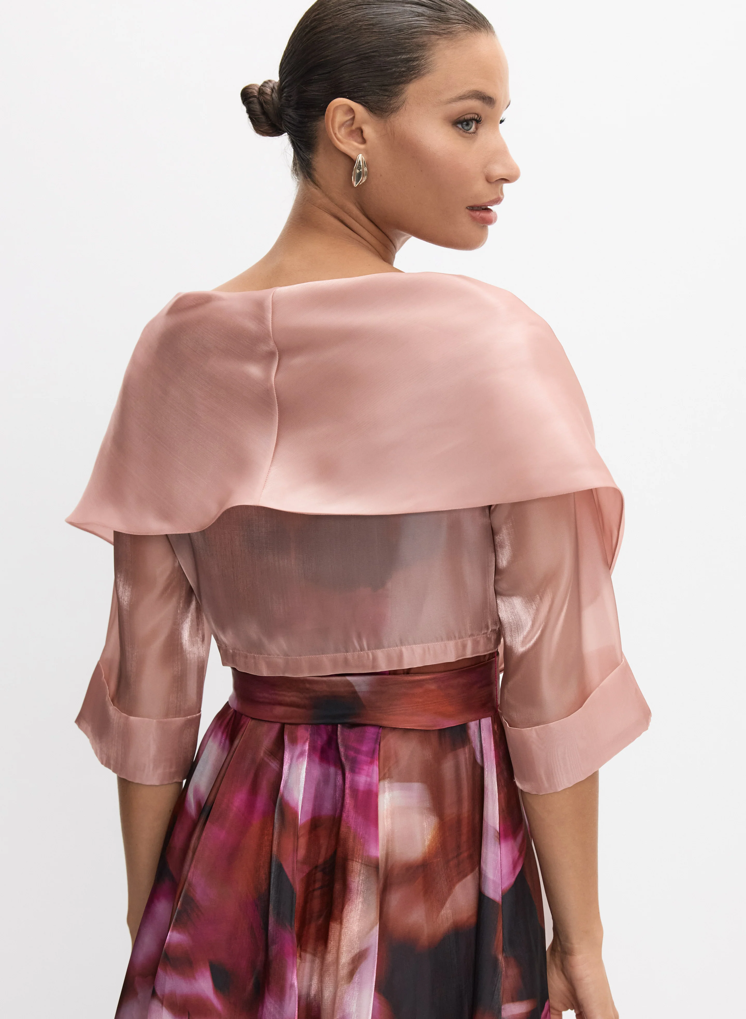Shimmer Organza Bolero - Image 4