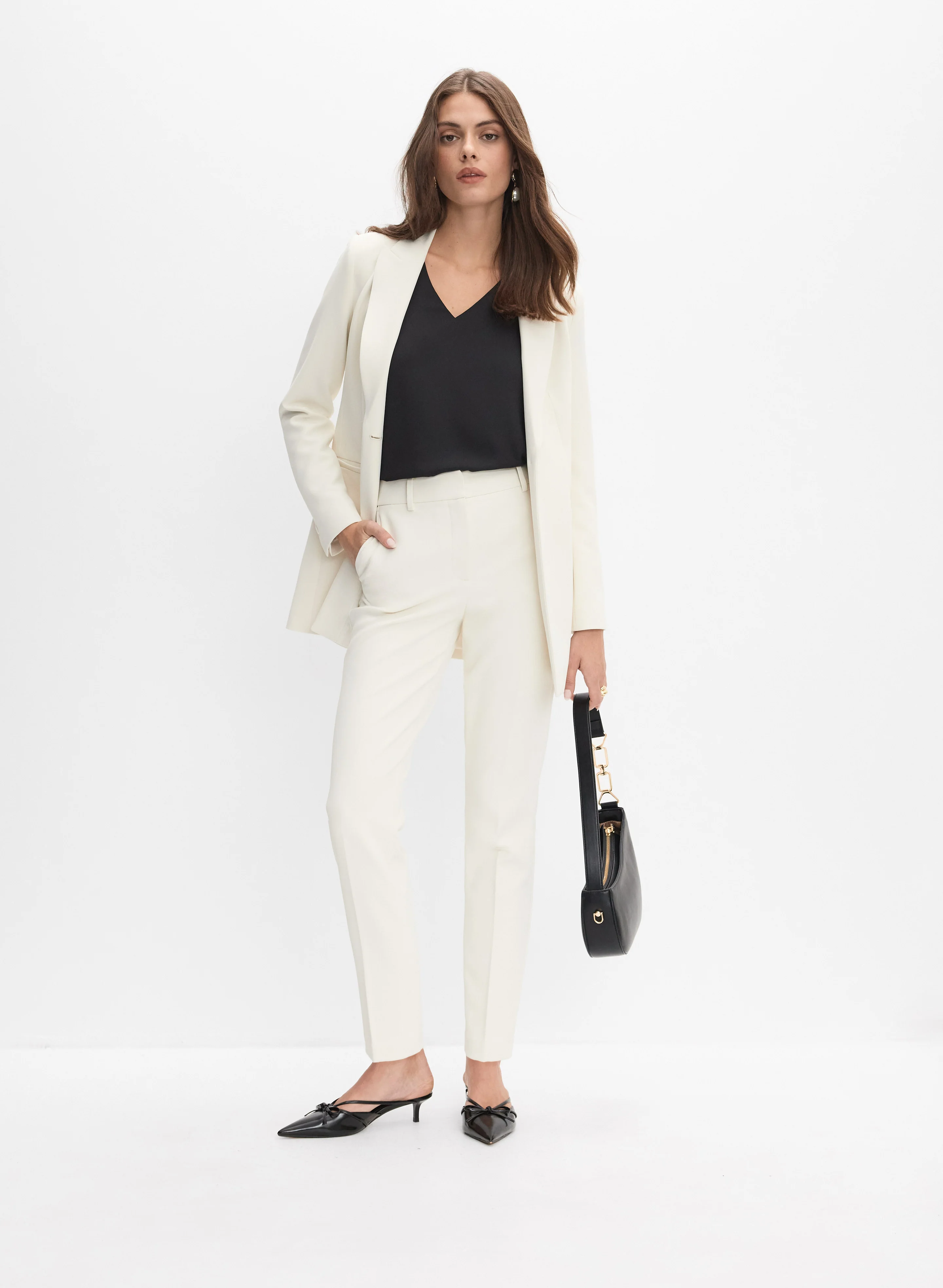 Single-Button Blazer - Image 3