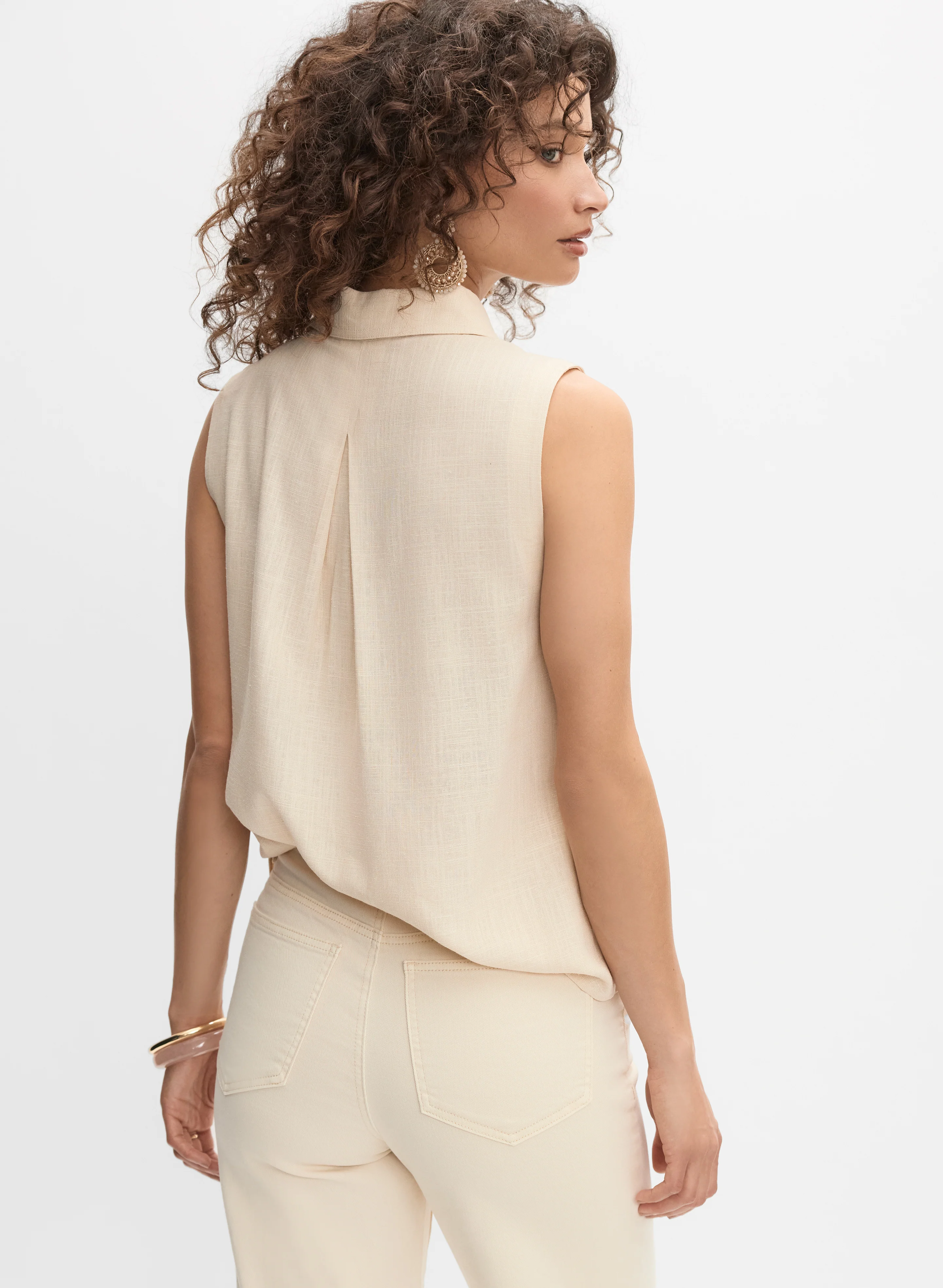 Crochet Pocket Blouse - Image 4