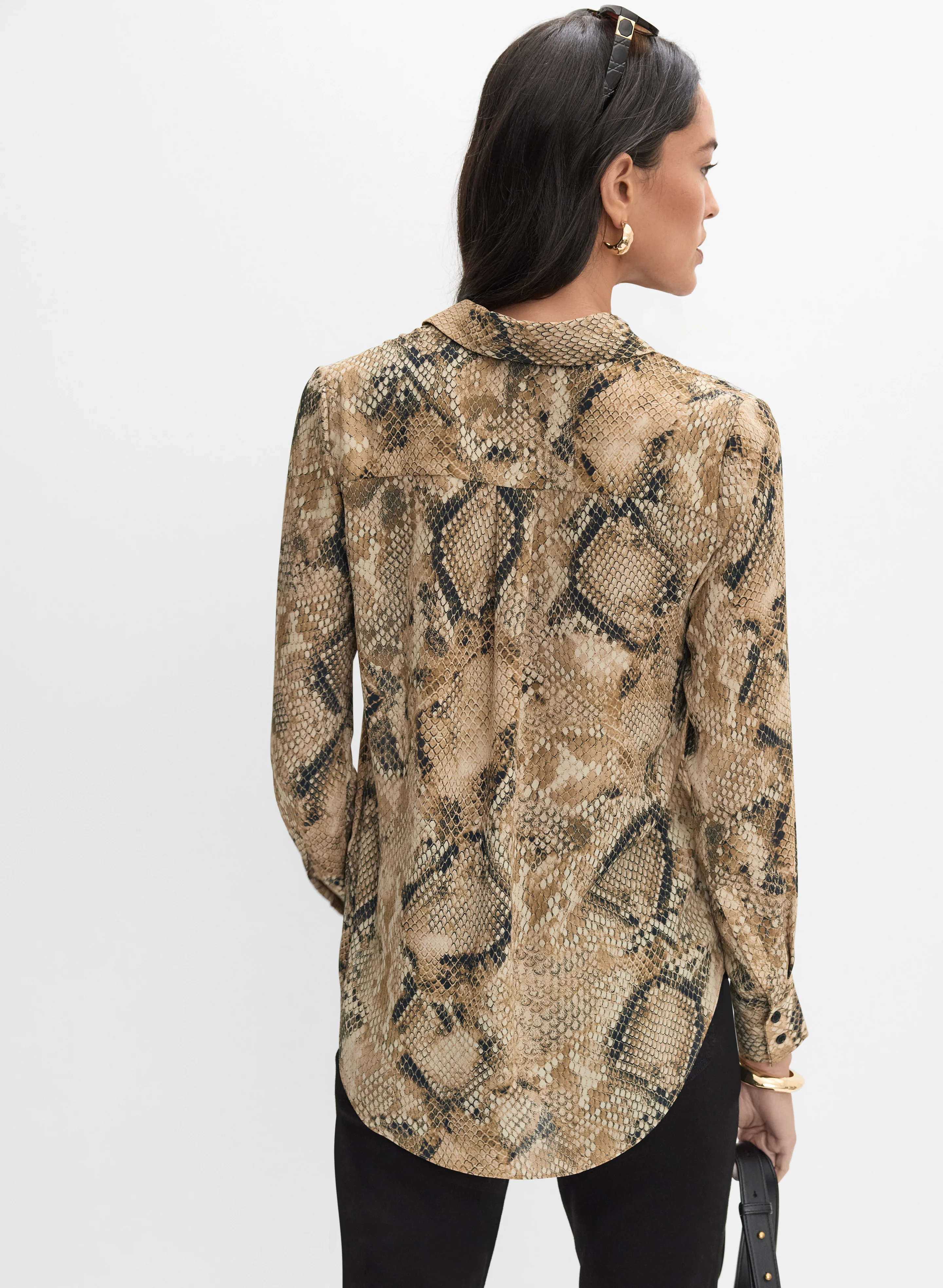 Snake Print Blouse - Image 4