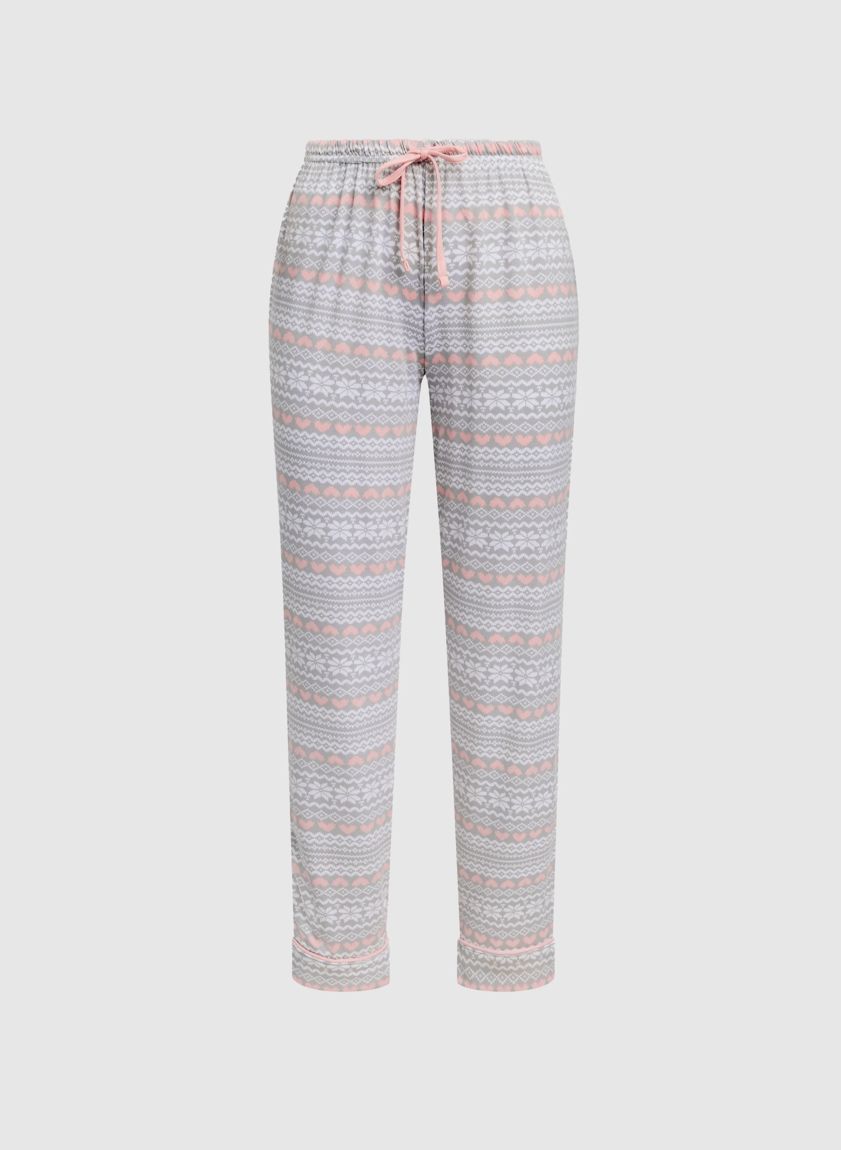 Snowflake & Heart Print Pyjama Set - Image 9