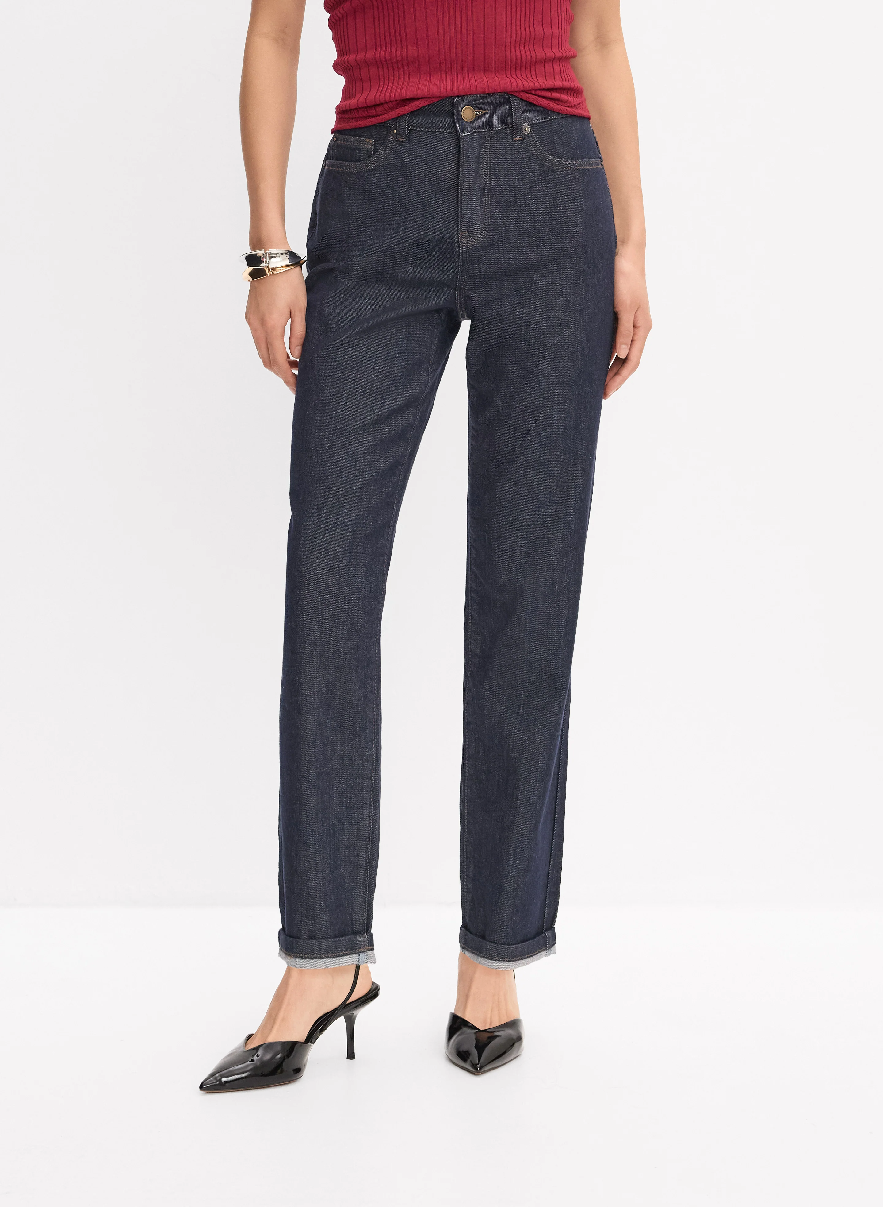 Straight-Leg Vintage Jeans