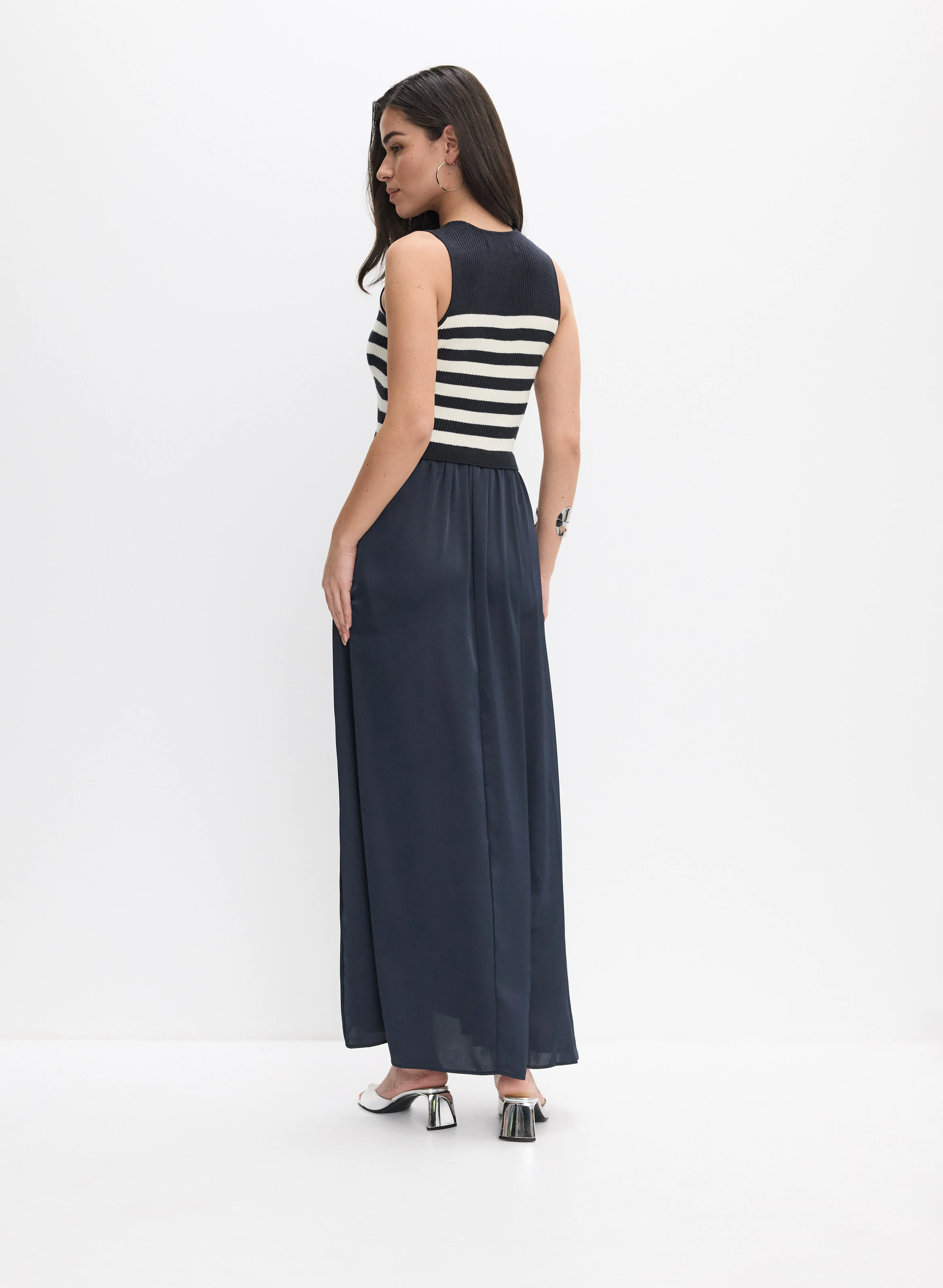 Striped Maxi Dress - Image 3