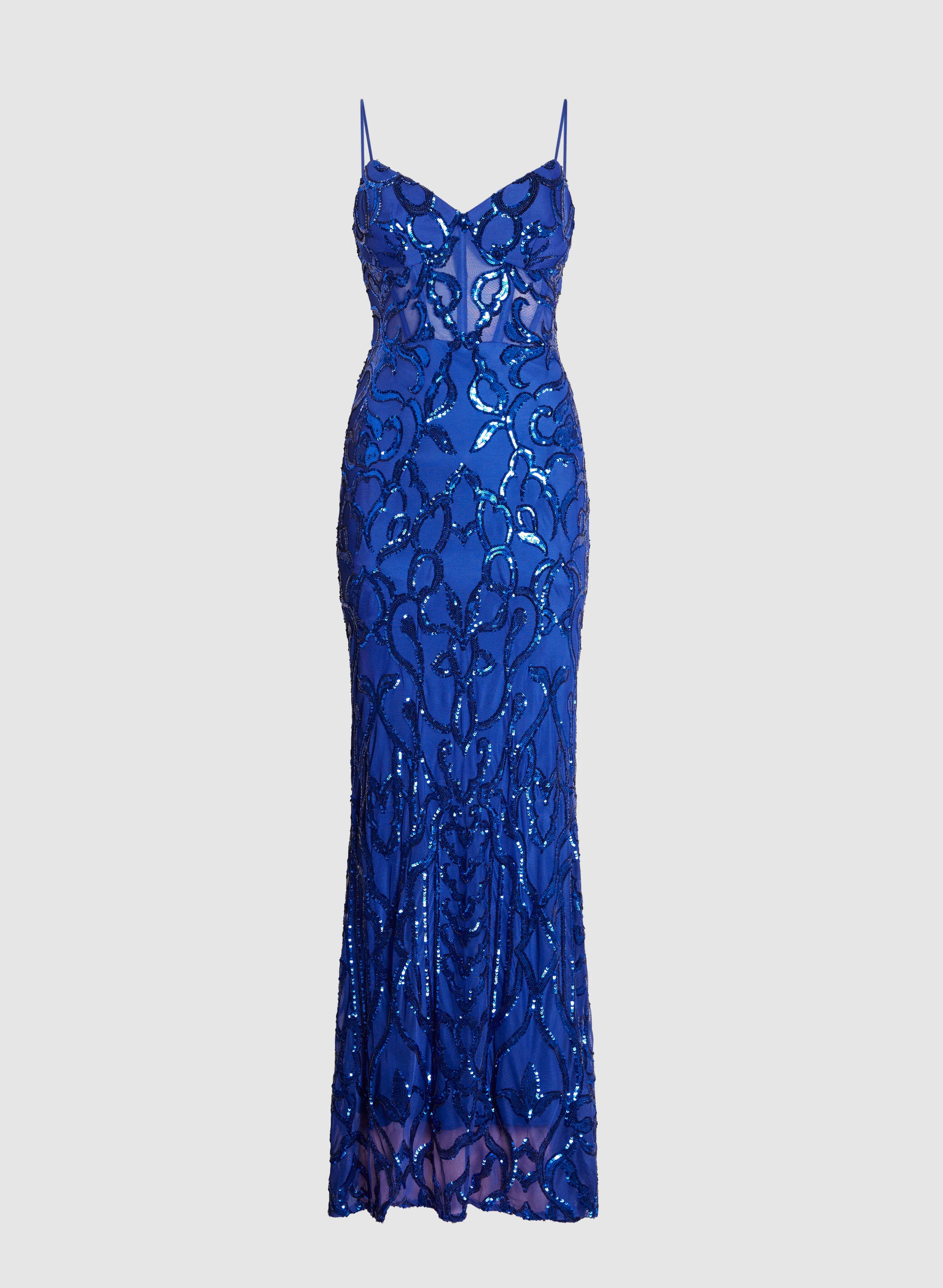 Sweetheart Neck Sequin Gown - Image 6