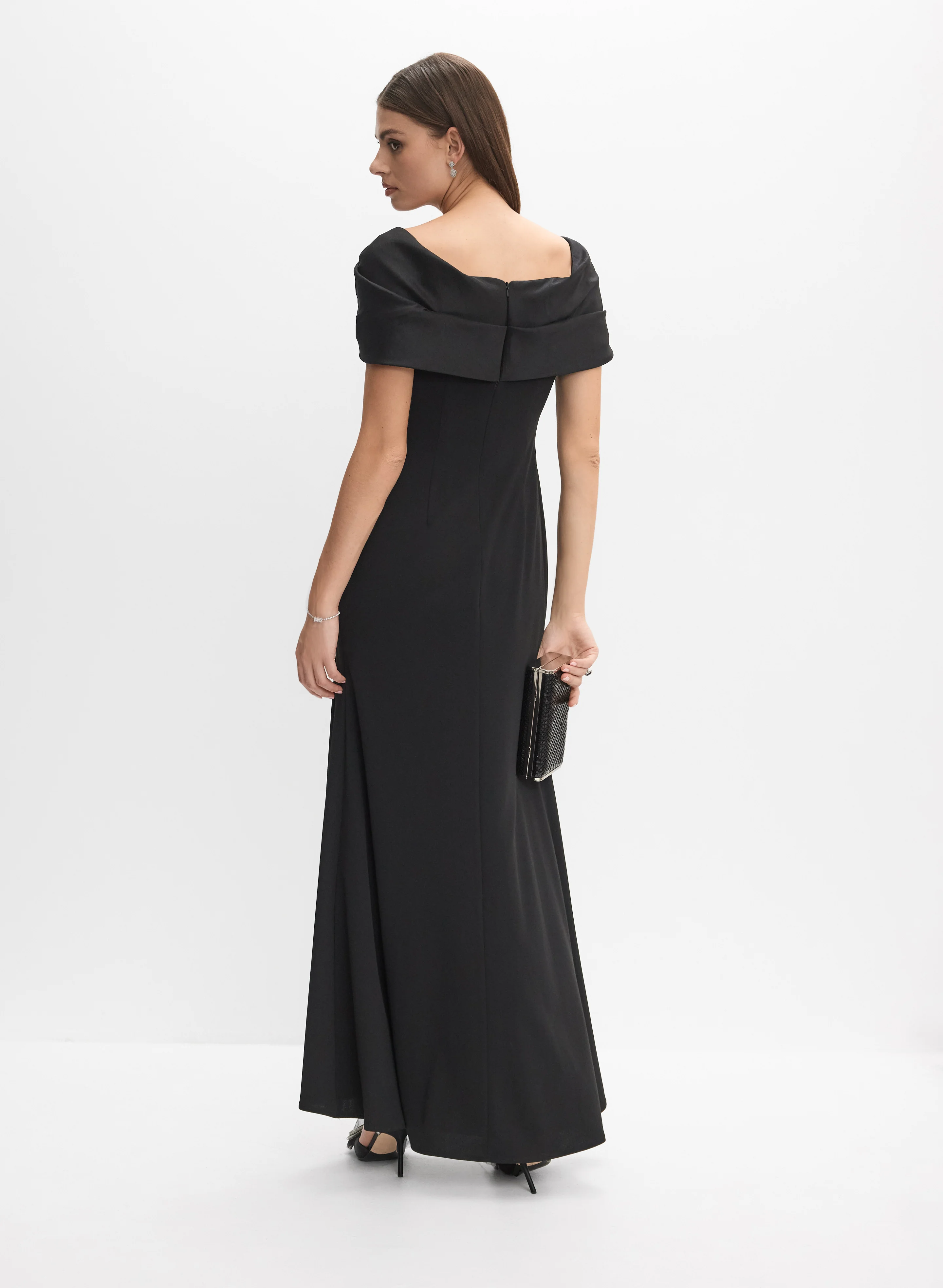 Taffeta Neck Dress - Image 4