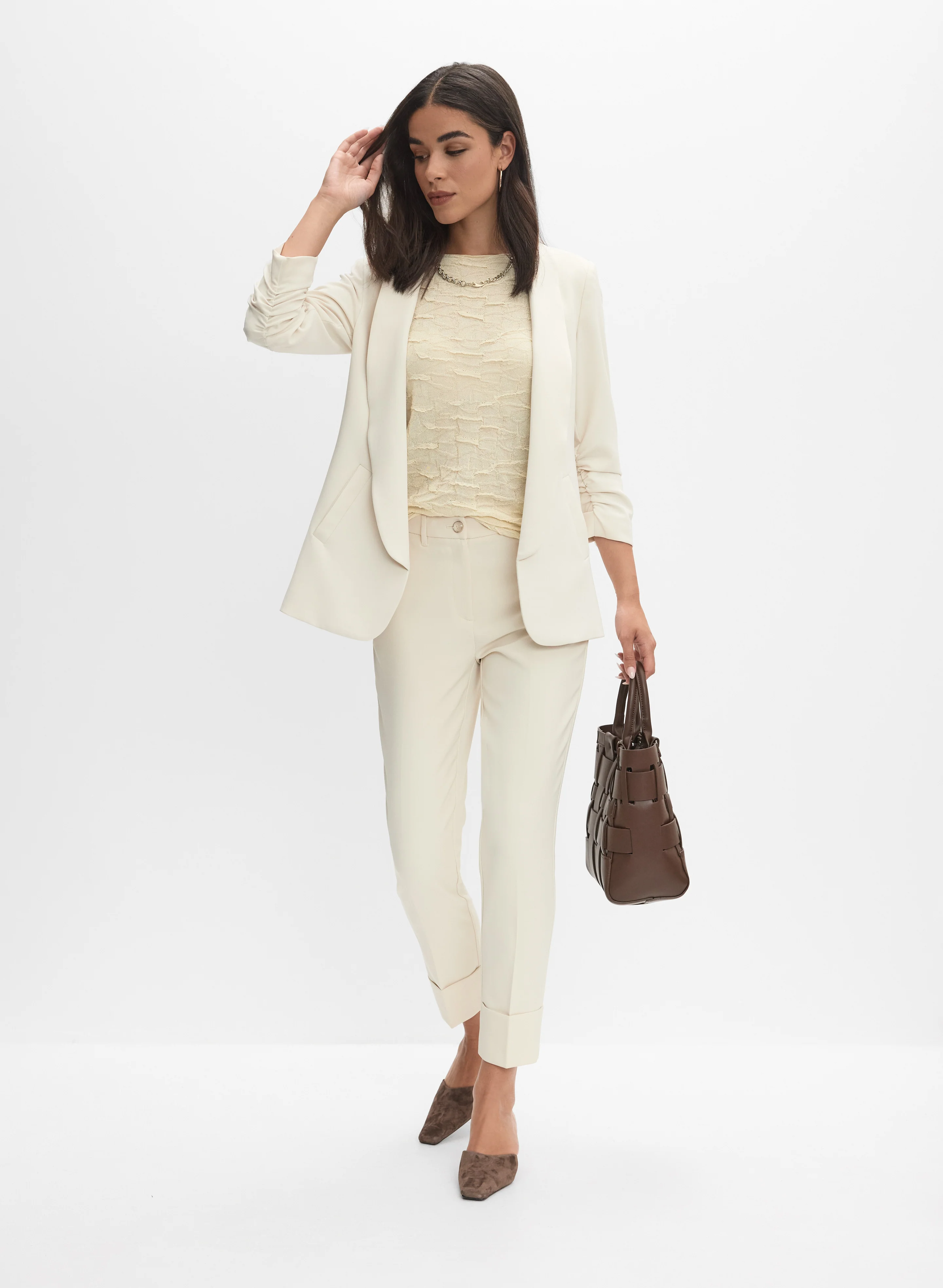 Textured Jacquard Knit Top - Image 3