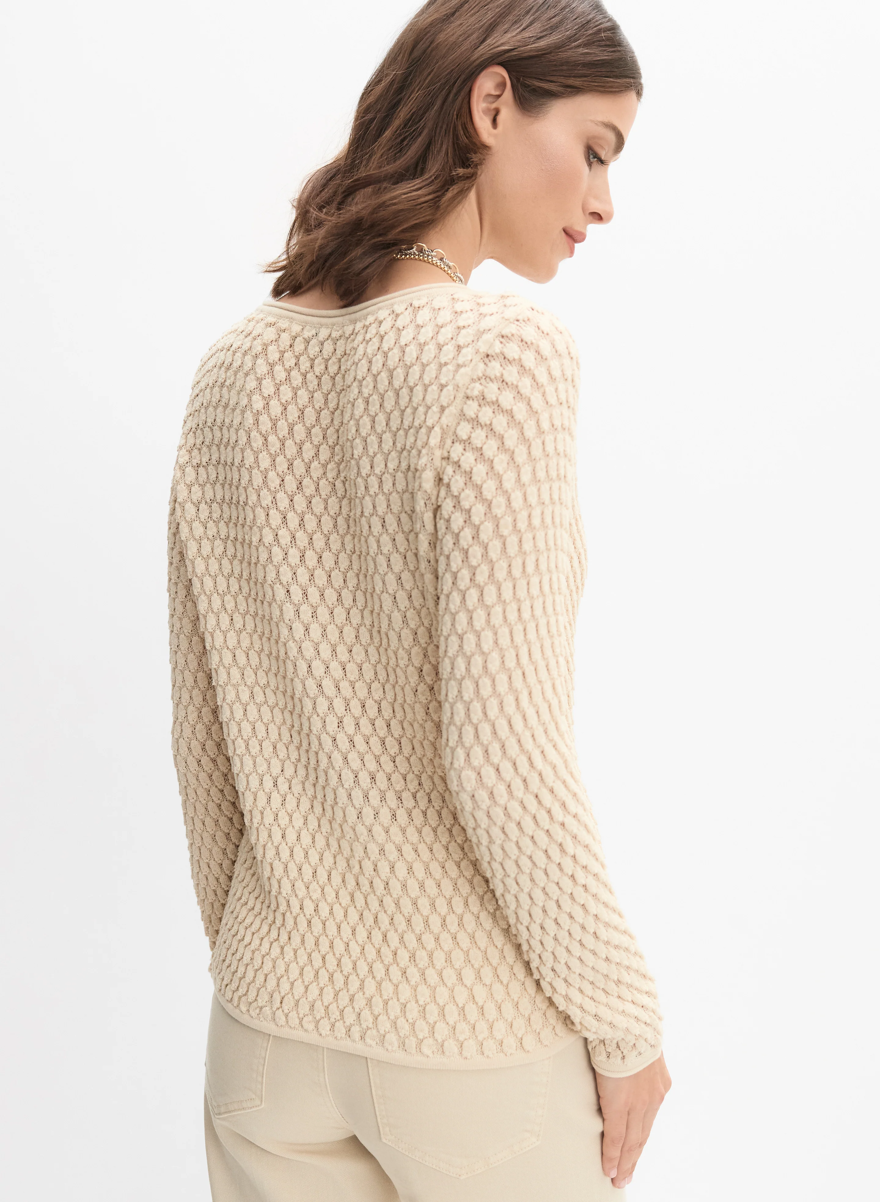 Textured Knit Pullover - Image 4