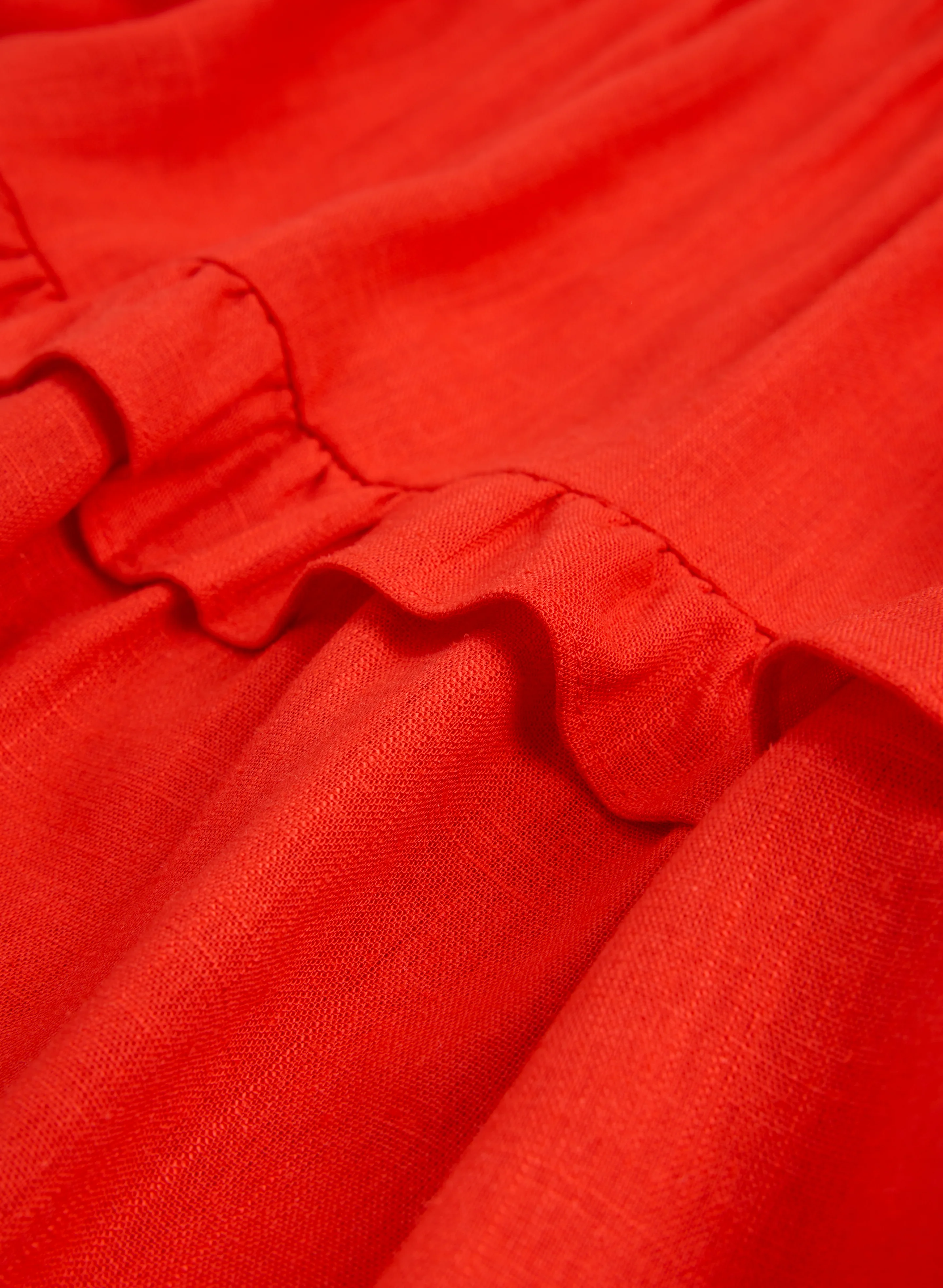 Tiered Linen-Blend Dress - Image 7