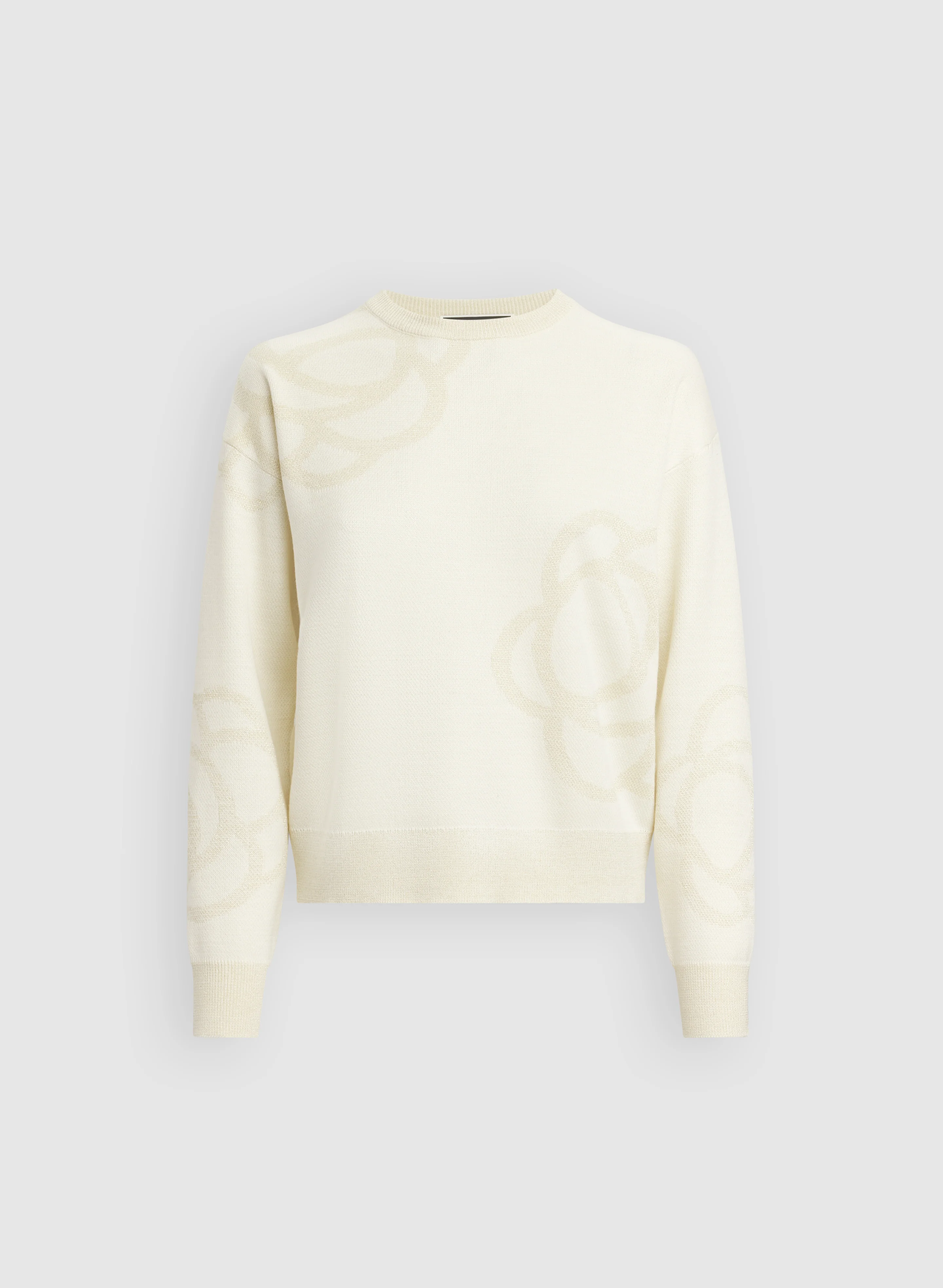 Tonal Metallic Sweater - Image 6