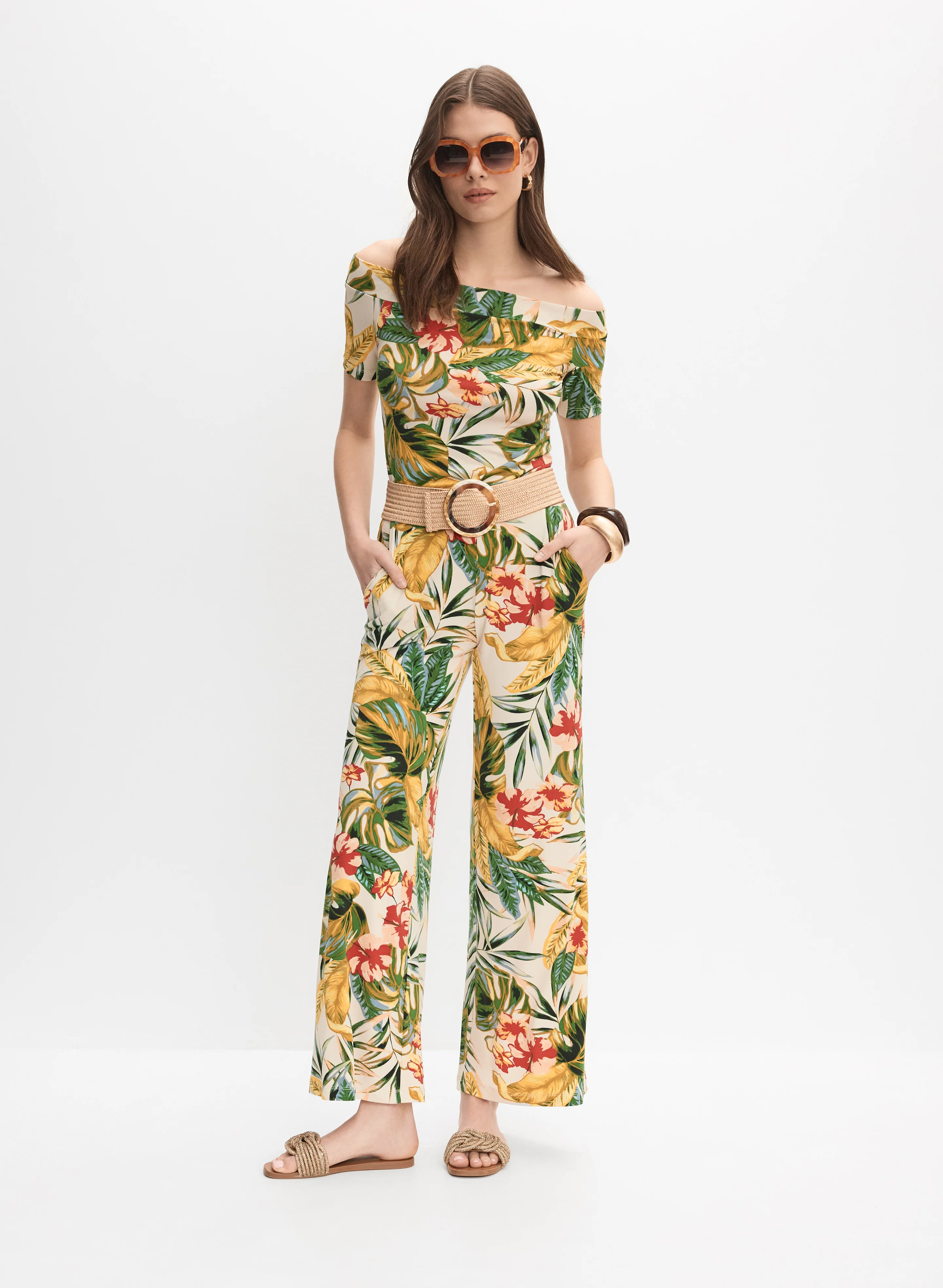 Tropical Off-Shoulder Top - Image 3