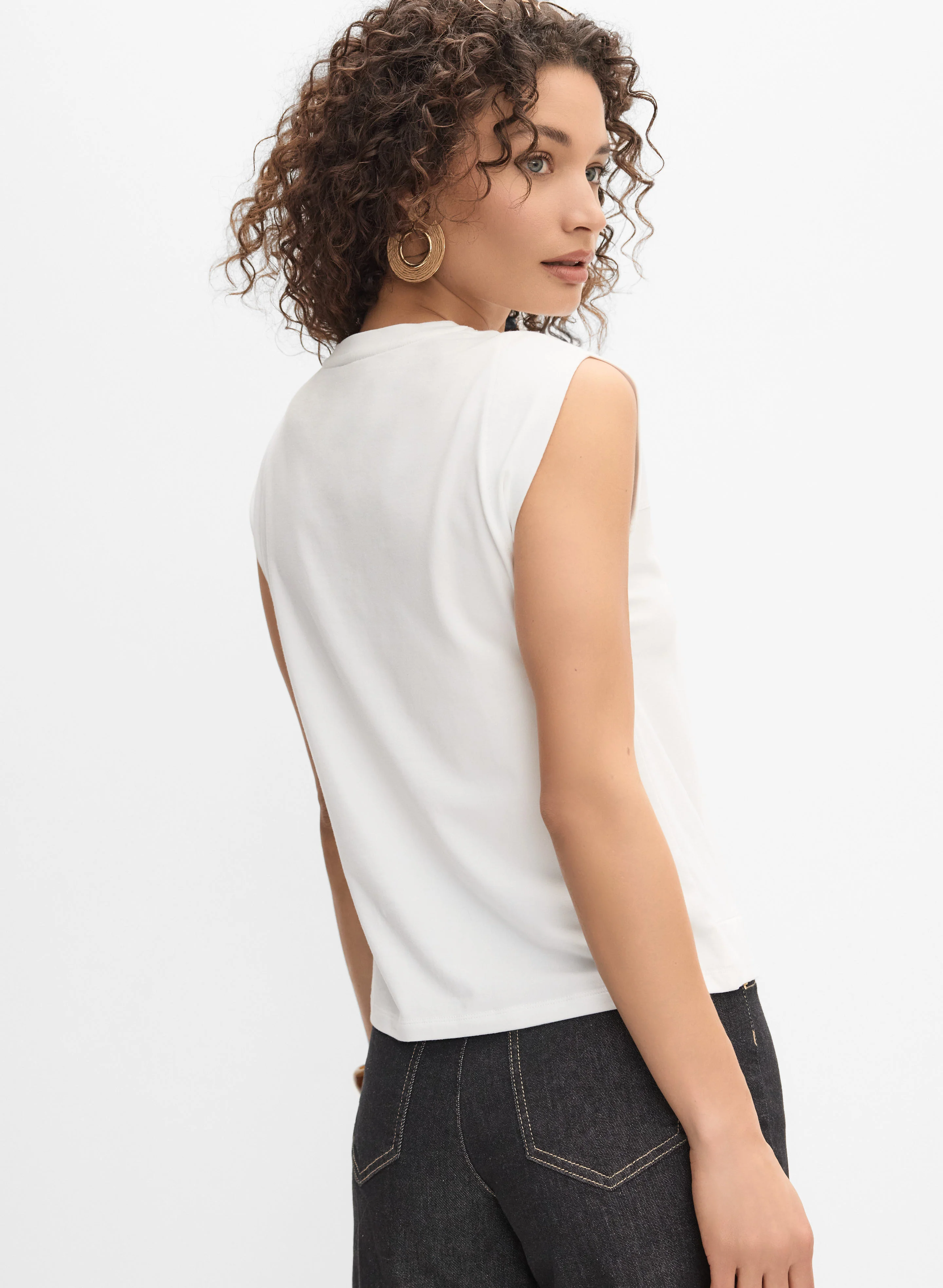 Twist Hem T-Shirt - Image 4