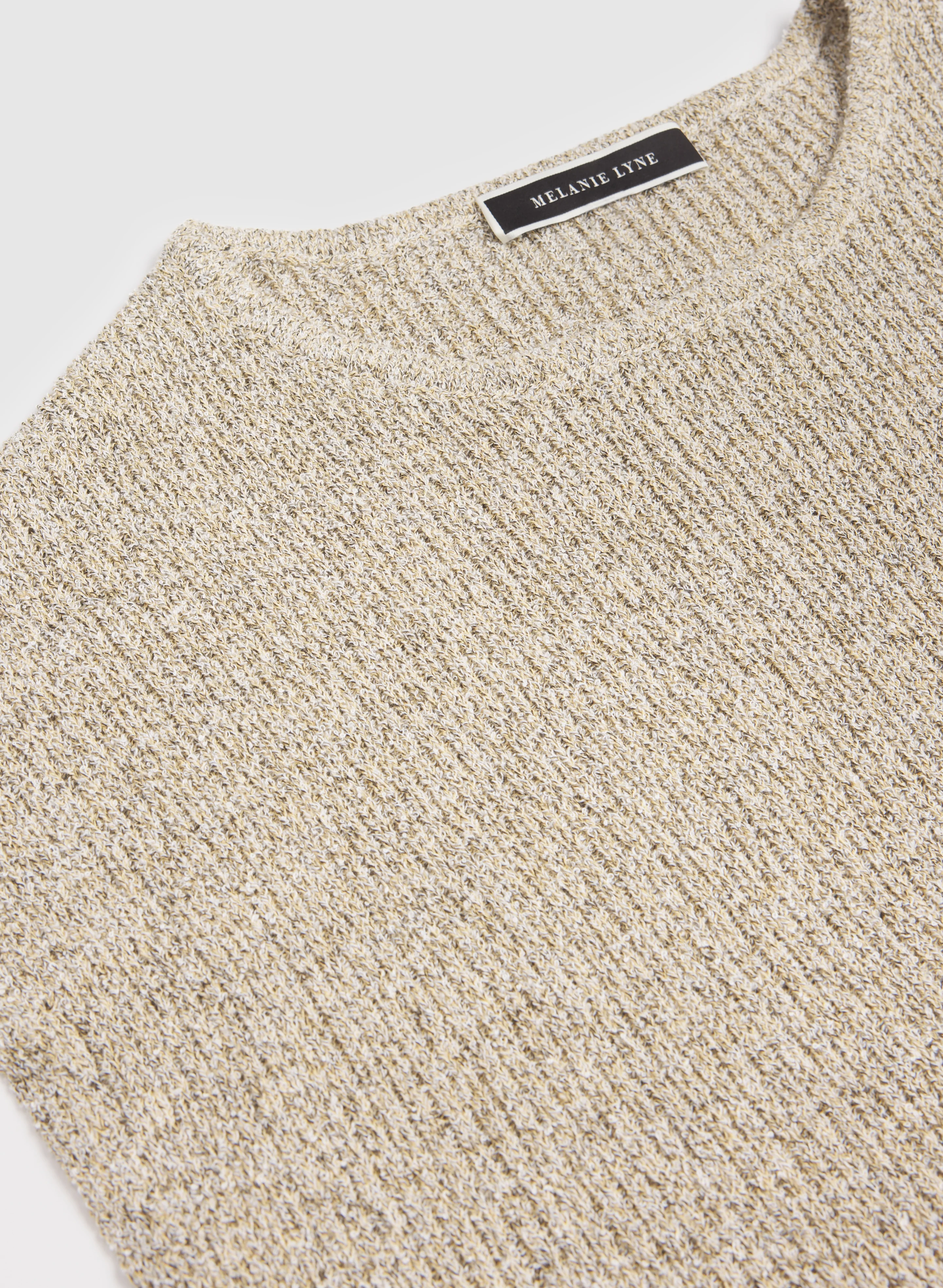 Two-Tone Cap Sleeve Pullover - Image 7