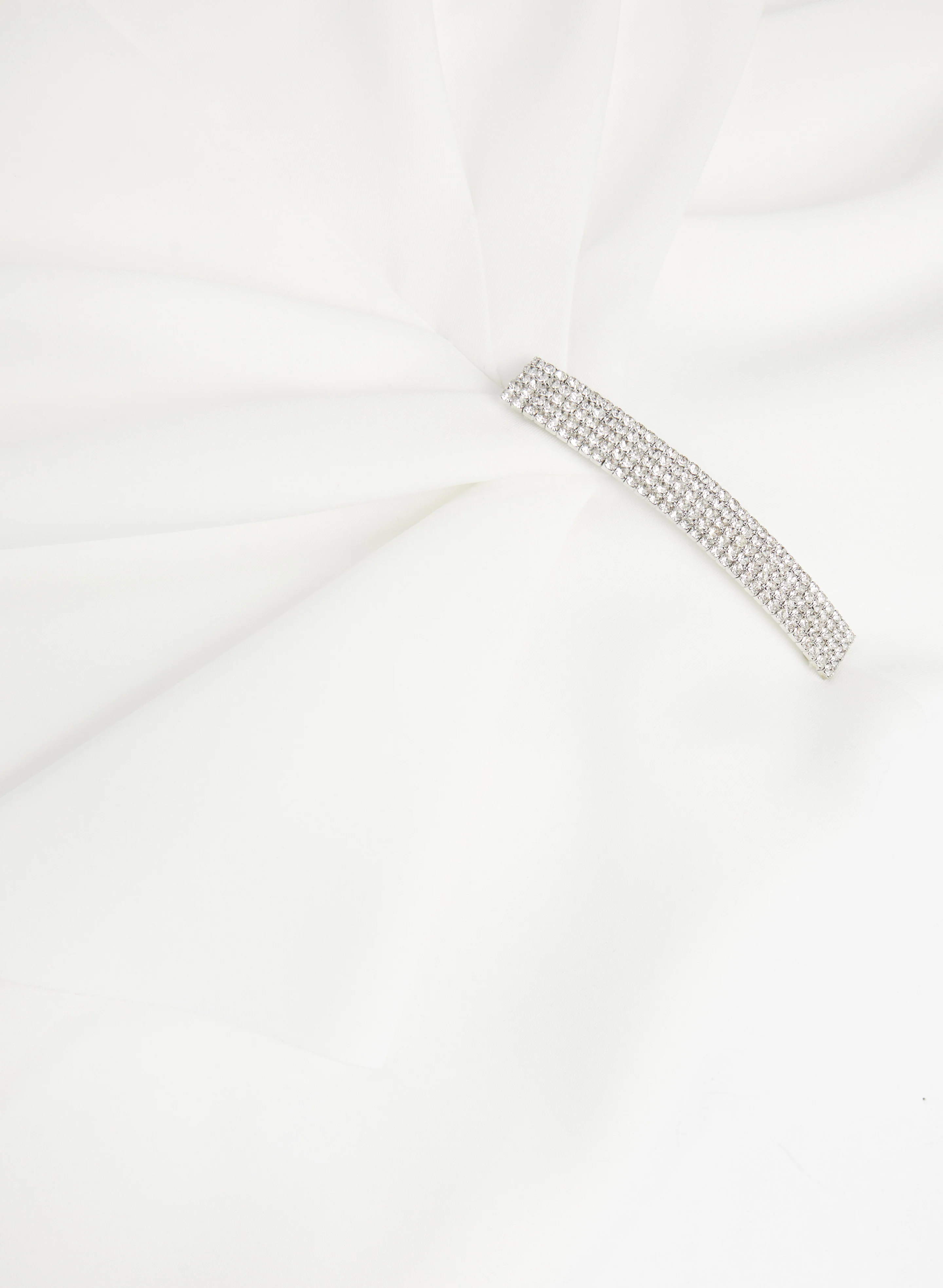 V-Neck Crystal Detail Dress - Image 7