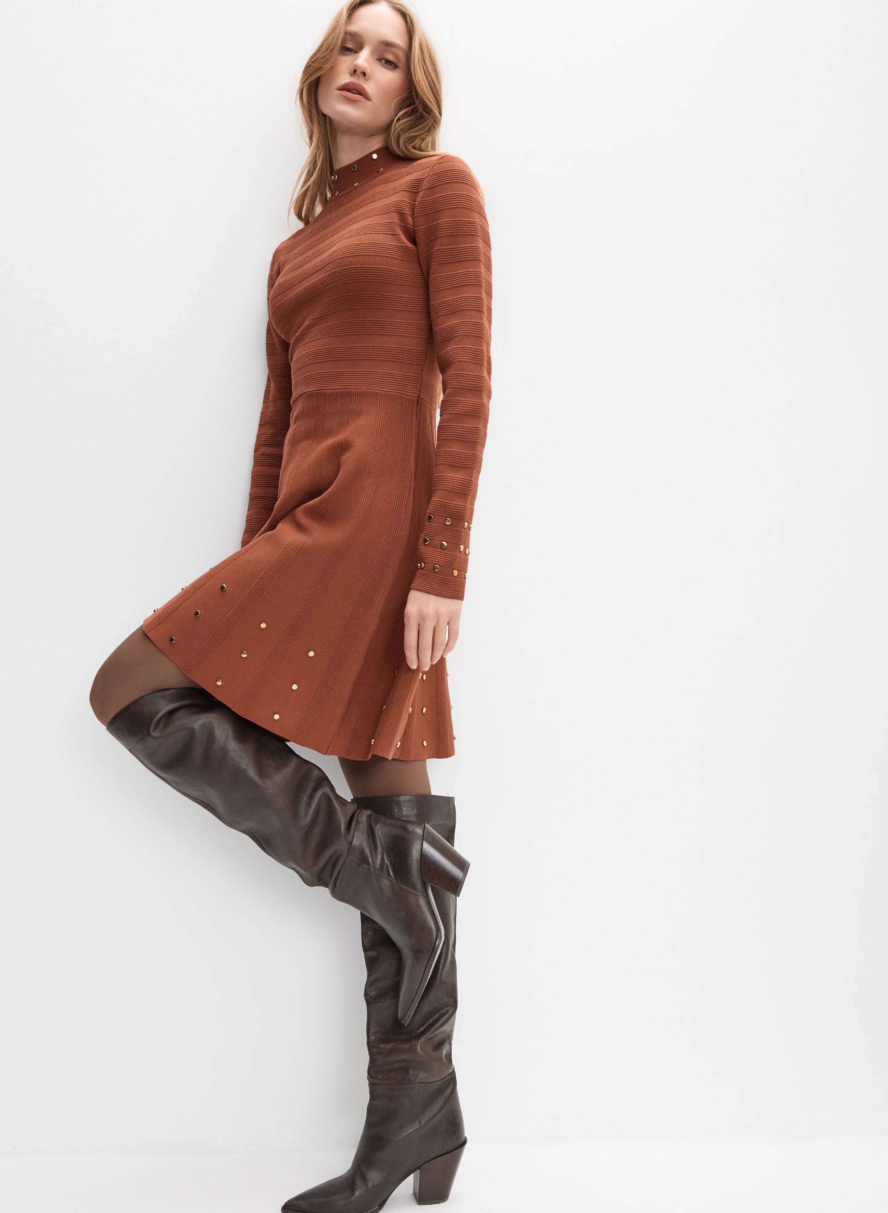 Vince Camuto - Stud Detail Dress - Image 2
