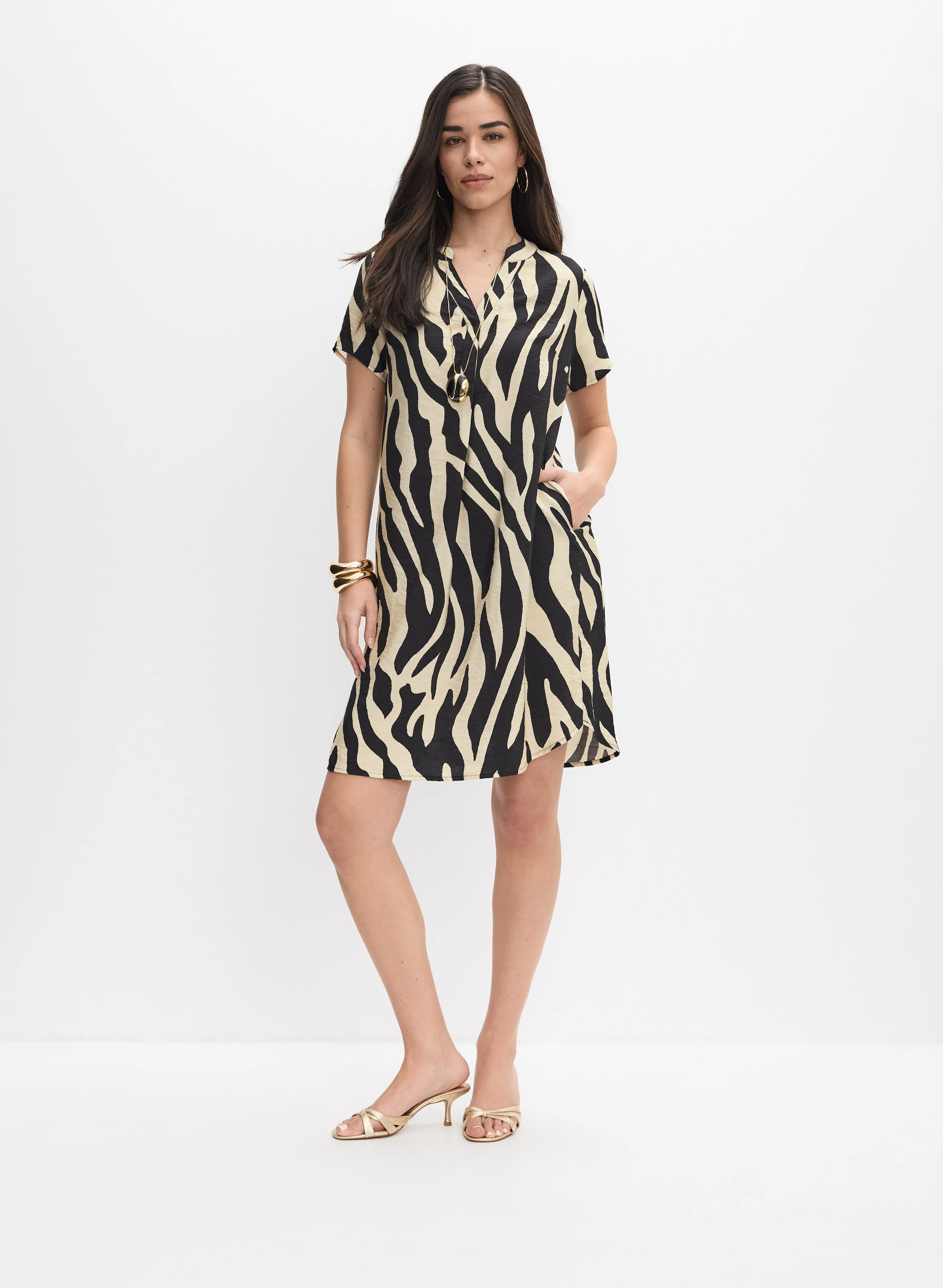 Zebra Print Dress